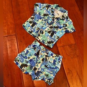 Cat and Jack Two Piece Safari Animal Print